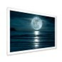 Toile « Super Moon Over The Sea I