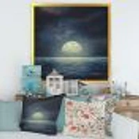 Toile « Super Moon Over The Sea II