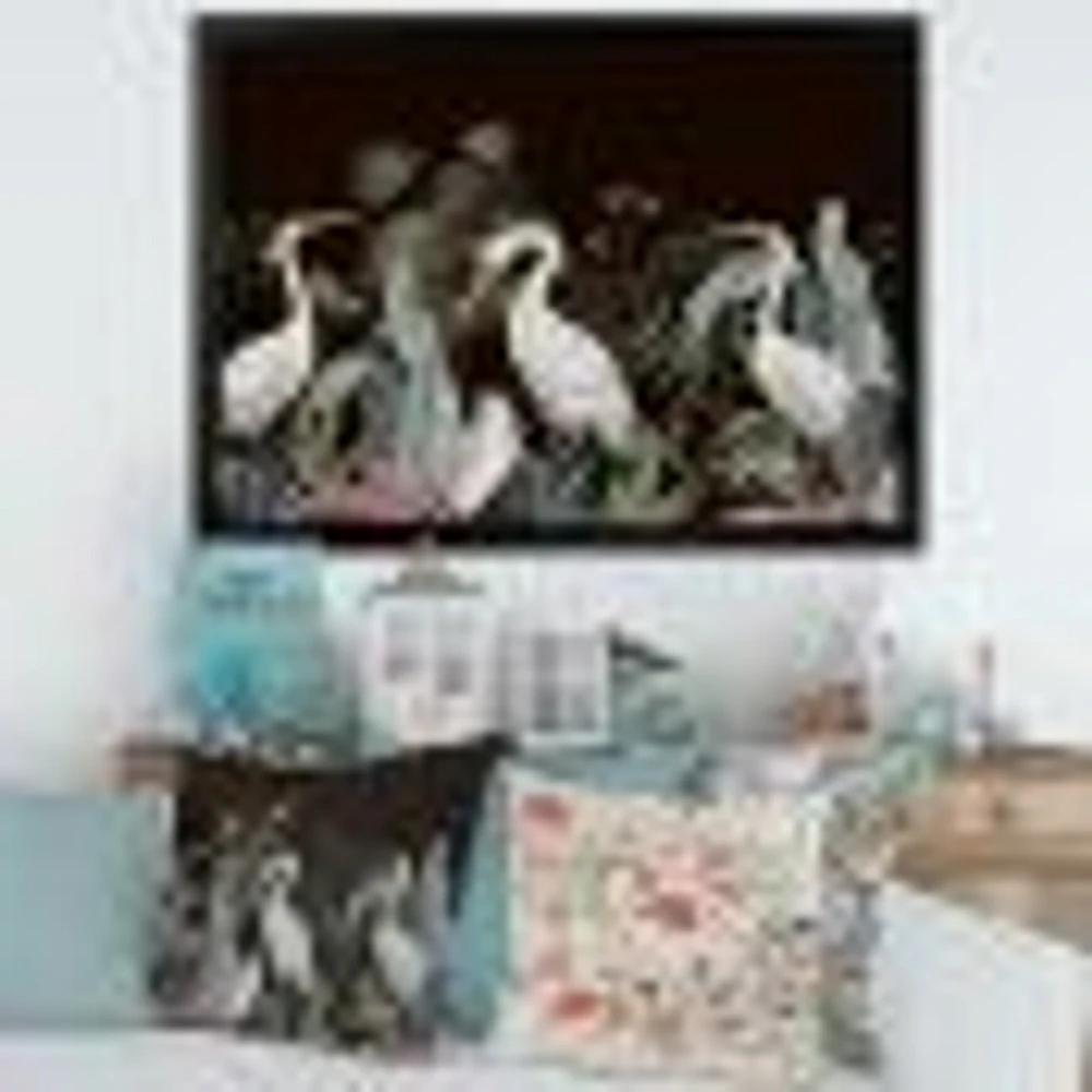 Chinoiserie with Birds and Peonies III  Wall Art