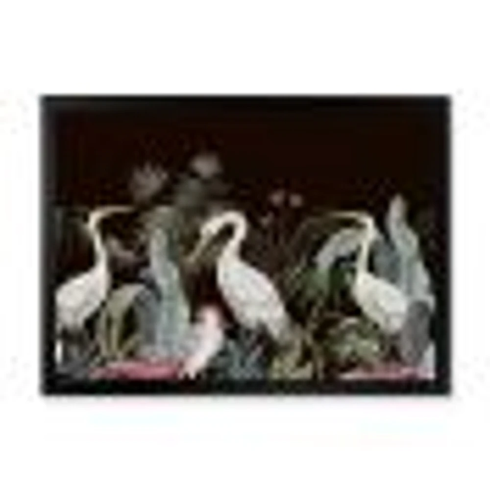 Chinoiserie with Birds and Peonies III  Wall Art