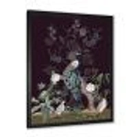 Chinoiserie with Birds and Peonies V  Wall Art