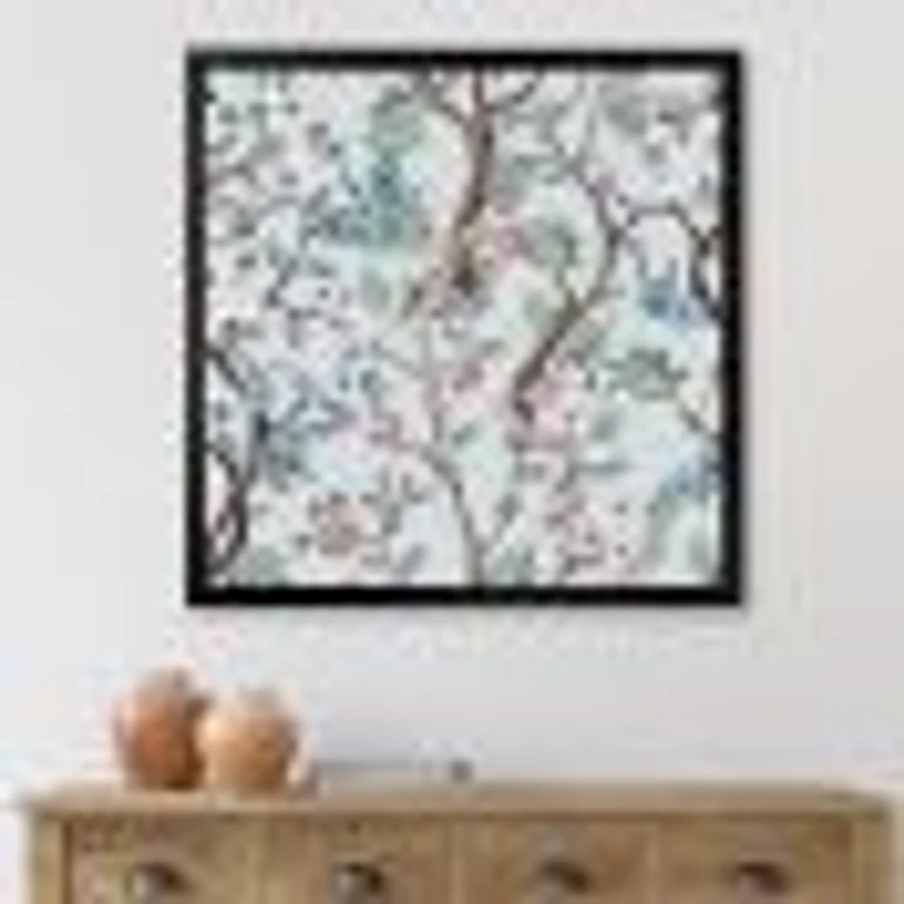 Chinoiserie with Birds and Peonies X  Wall Art