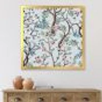 Chinoiserie with Birds and Peonies X  Wall Art