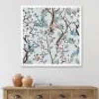 Chinoiserie with Birds and Peonies X  Wall Art