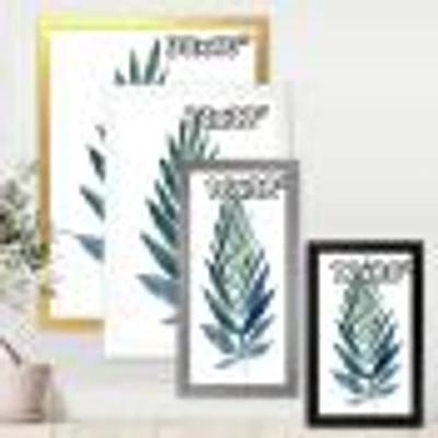 Tropical Green Leaf  Wall Art