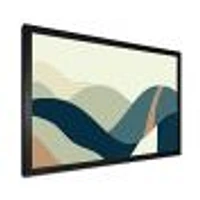 Abstract Geometric Landscape with Hills  Wall Art