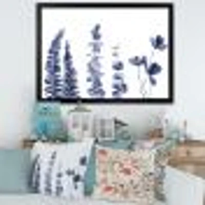 Toile « Navy Blue Eucalyptus I »