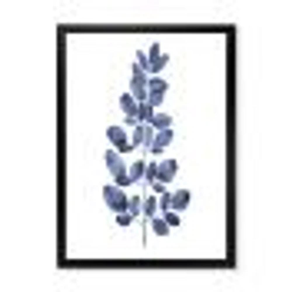 Navy Blue Eucalyptus II  Wall Art