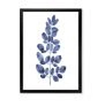 Navy Blue Eucalyptus II  Wall Art