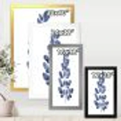 Toile « Navy Blue Eucalyptus II »