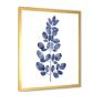 Navy Blue Eucalyptus II  Wall Art