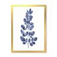 Navy Blue Eucalyptus II  Wall Art