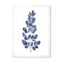 Navy Blue Eucalyptus II  Wall Art