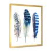 Colourful Boho Feathers I  Wall Art