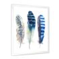 Toile « Colourful Boho Feathers I »