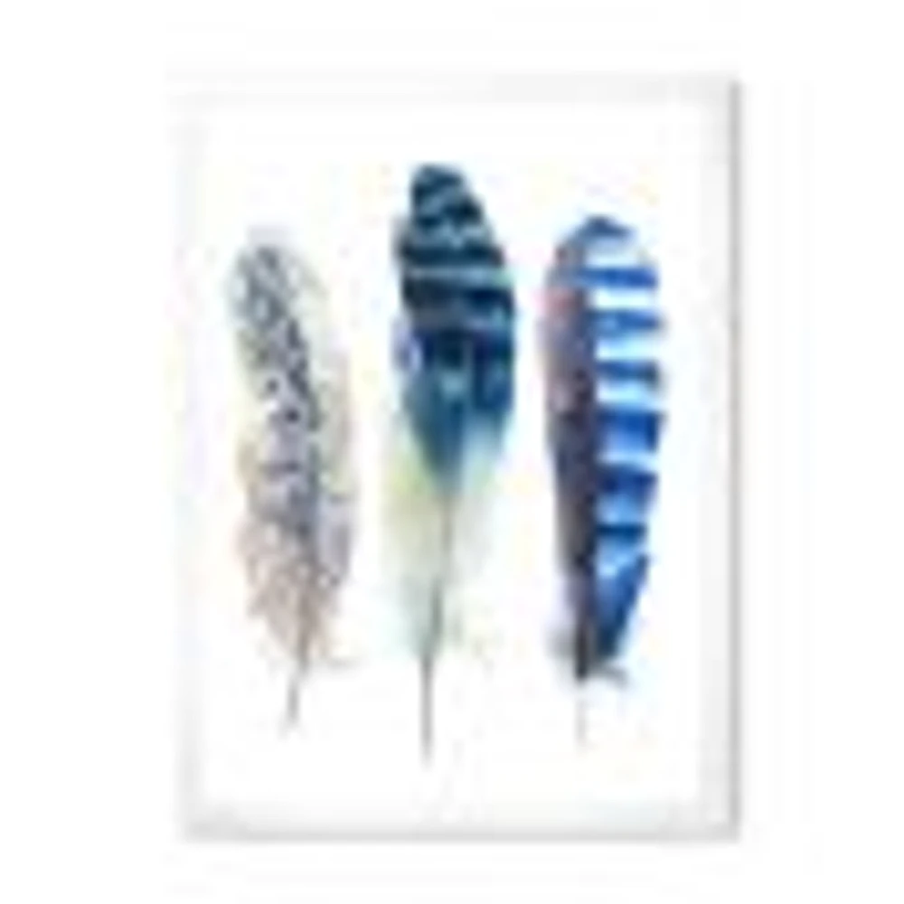 Toile « Colourful Boho Feathers I »