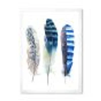 Colourful Boho Feathers I  Wall Art