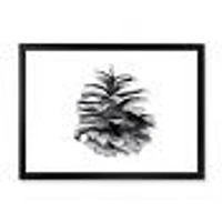 Toile « Conifer Cone Monochrome