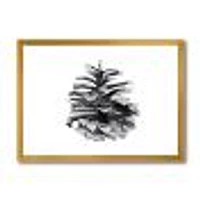 Toile « Conifer Cone Monochrome