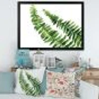 Toile « Fern Leaves Detail I