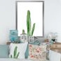 Toile « Green Cactus South Western Plant Botanical Detail »