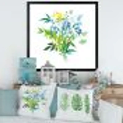 Meadow Flowers Garland  Wall Art