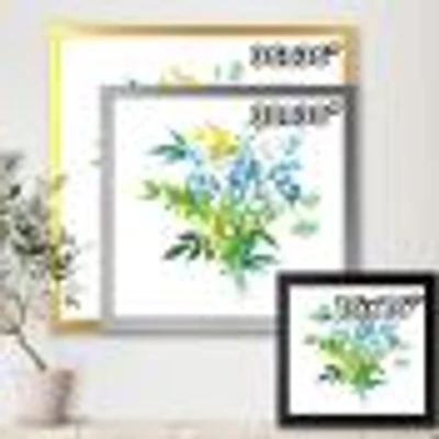 Meadow Flowers Garland  Wall Art