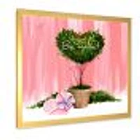 Toile « Heart Shaped Valentine House Plant