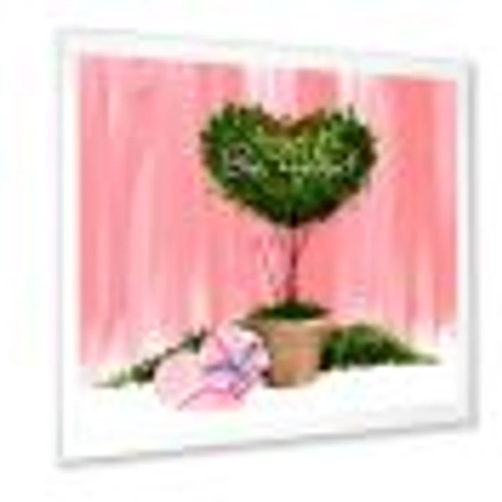 Toile « Heart Shaped Valentine House Plant