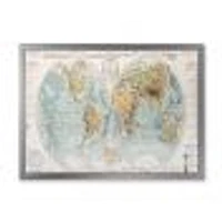 Ancient Map of The World II Wall Art