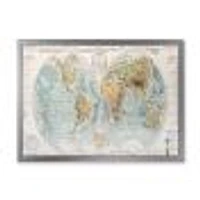 Ancient Map of The World II Wall Art