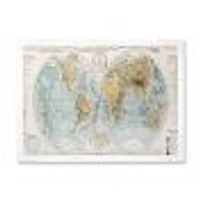 Ancient Map of The World II Wall Art