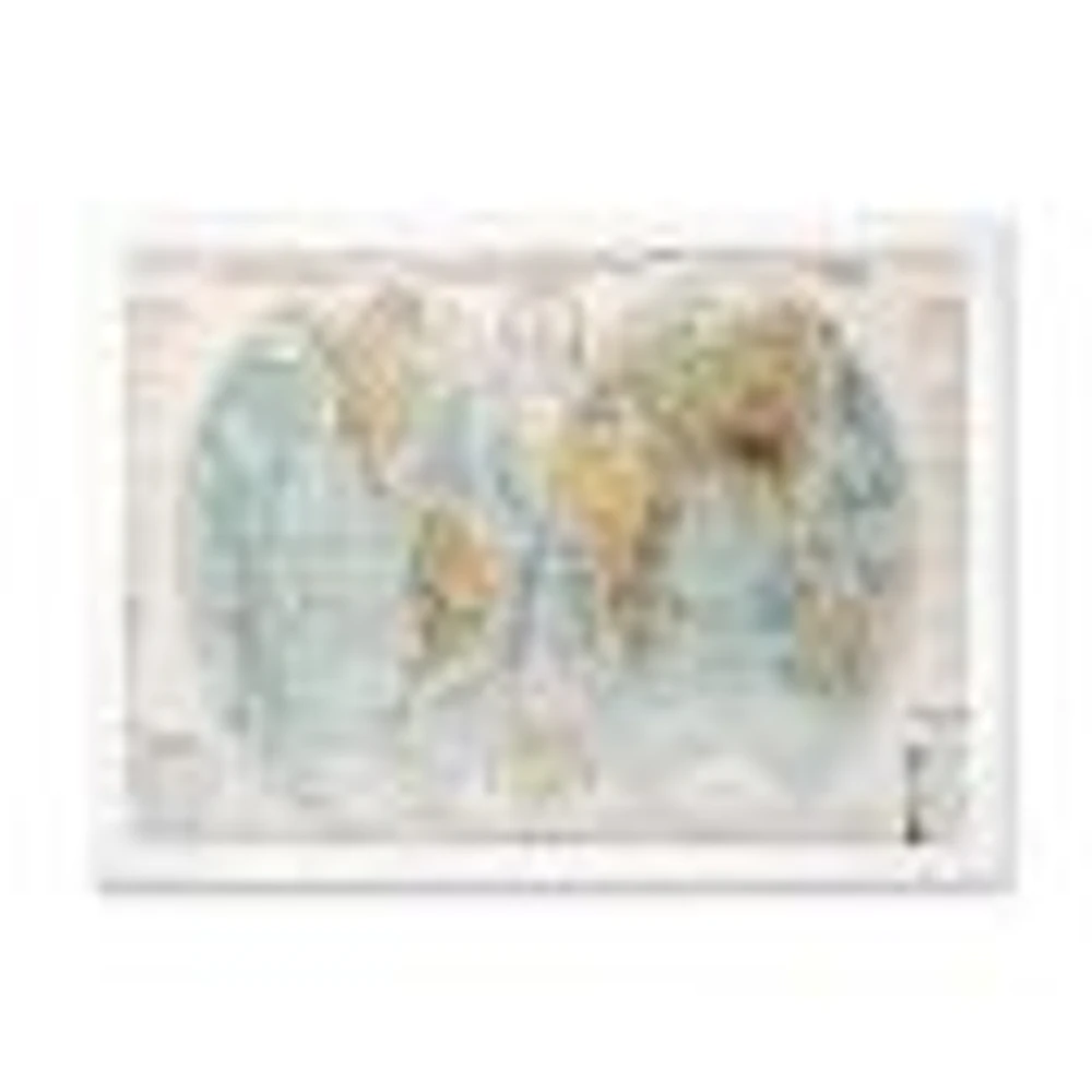 Ancient Map of The World II Wall Art