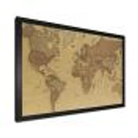 Ancient Map of The World III Canvas Wall Art