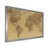 Ancient Map of The World III Canvas Wall Art