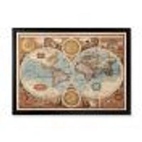 Ancient Map of The World VIII Wall Art