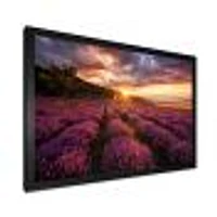 Sunrise & Dramatic Clouds Over Lavender Field IV  Wall Art