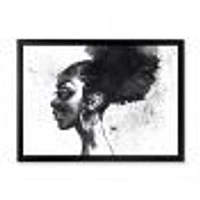 Monochrome Portrait of African American Woman I  Wall Art