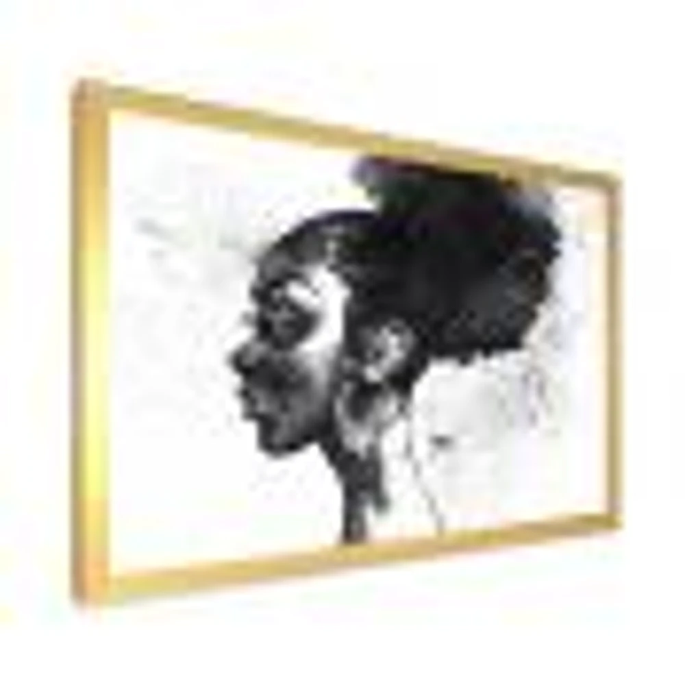 Monochrome Portrait of African American Woman I  Wall Art