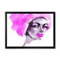 Afro American Woman Fashion Portrait  Wall Art