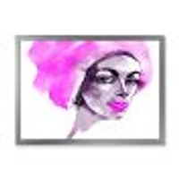 Toile « Afro American Woman Fashion Portrait