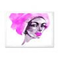 Afro American Woman Fashion Portrait  Wall Art