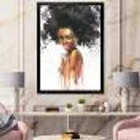 Portrait of African American Woman VII  Wall Art