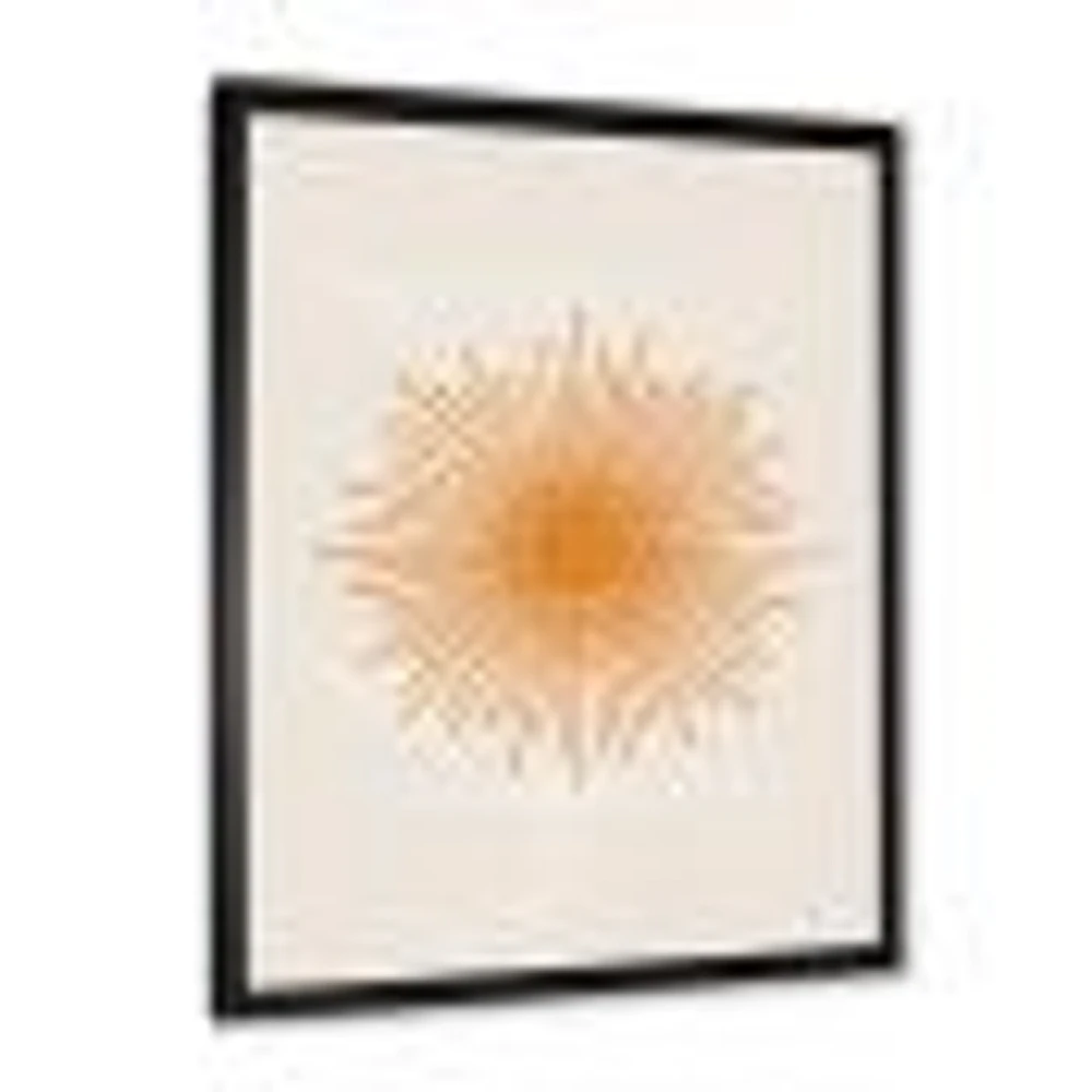 Orange Sun Print II  Wall Art