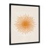 Toile « Orange Sun Print II »