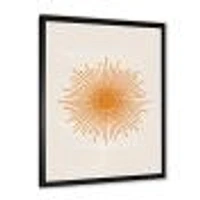 Toile « Orange Sun Print II »