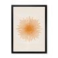 Orange Sun Print II  Wall Art