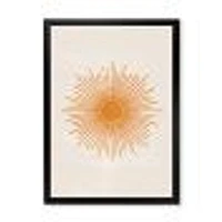 Toile « Orange Sun Print II »