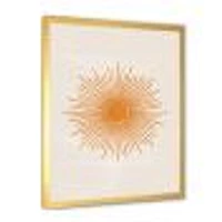 Orange Sun Print II  Wall Art