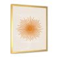 Orange Sun Print II  Wall Art